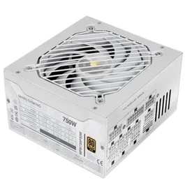 Mars Gaming MPB750PSI Fuente de Alimentación 750W ATX 3.1 PCIe 5.1 80 Plus Gold Modular con Ventilador 140mm - Color Blanco